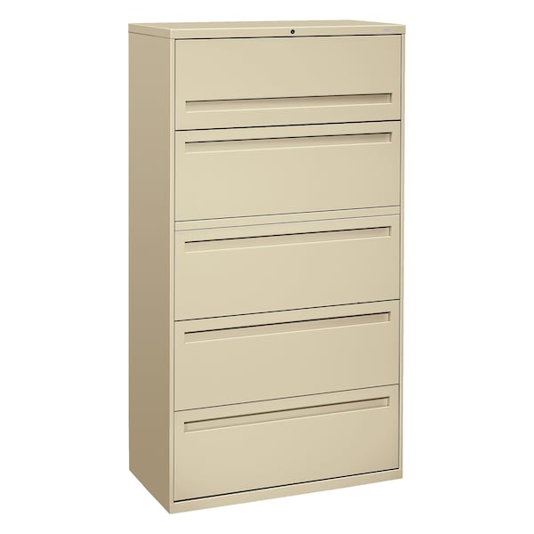 Hon 36 in W 4 Drawer File Putty H785.L.L Zoro
